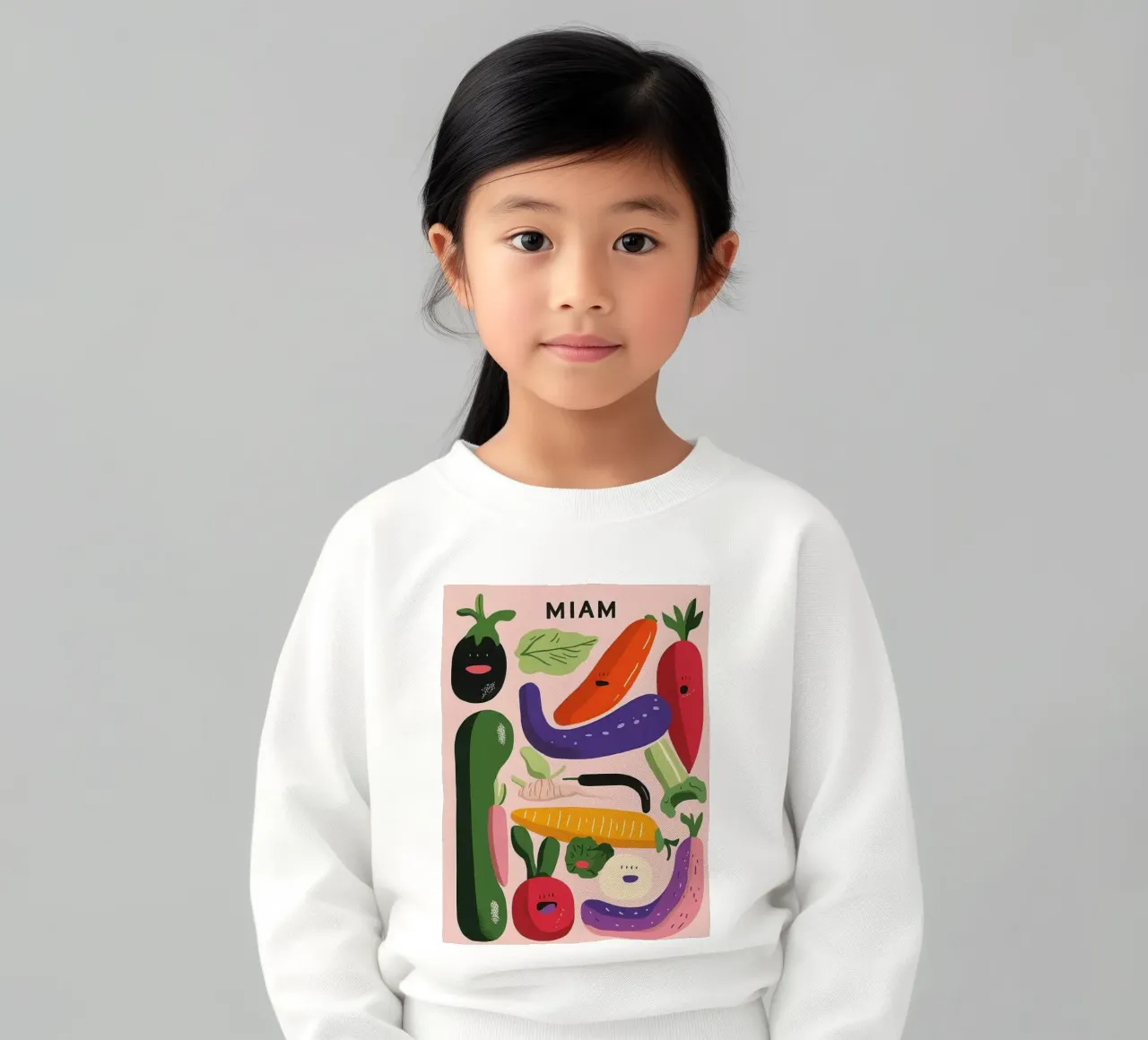 MIAM : Verdure maliziose felpa bambino da Pop and Fruits - Affiches & posters