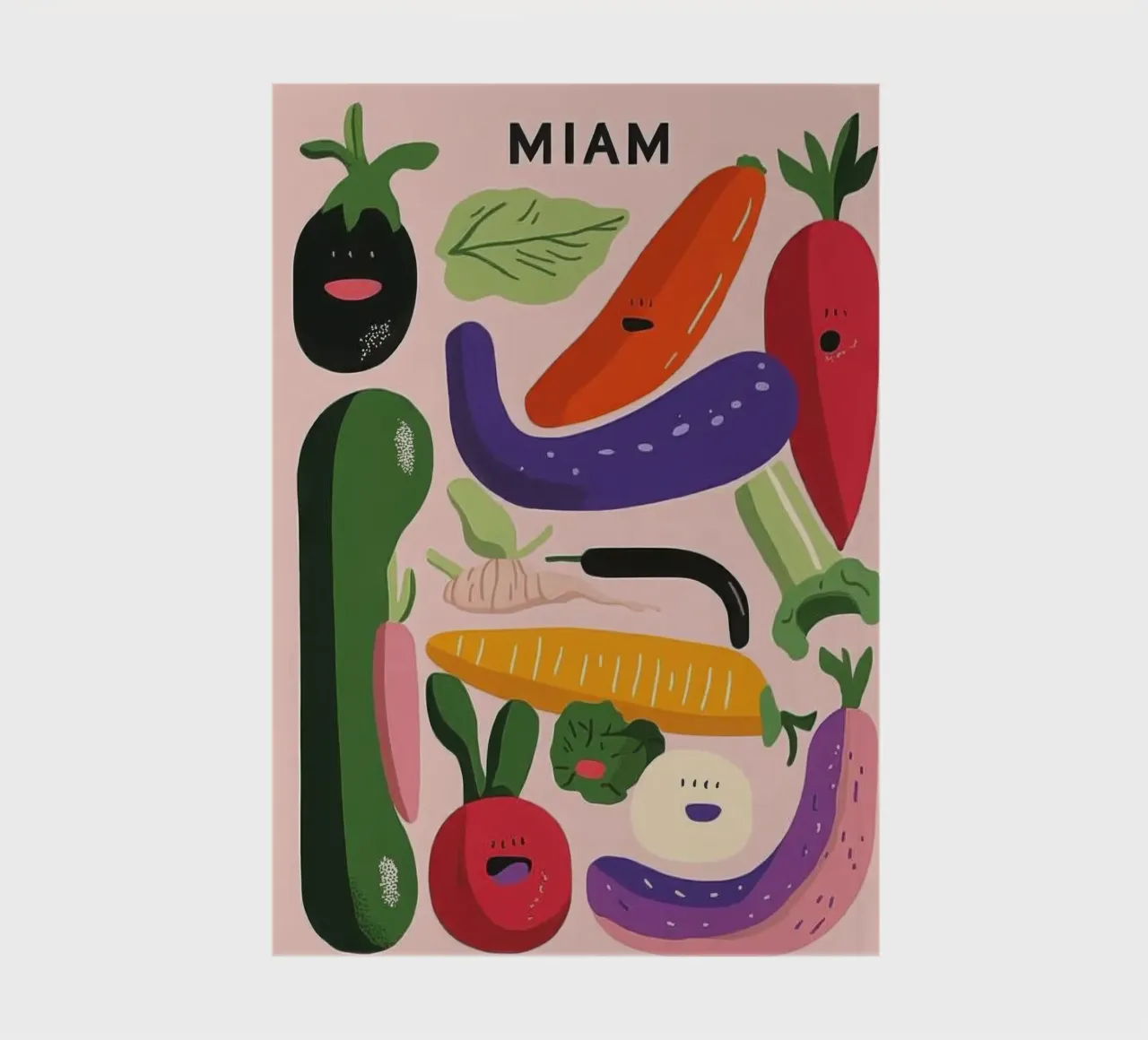 MIAM : Verdure maliziose diario da Pop and Fruits - Affiches & posters