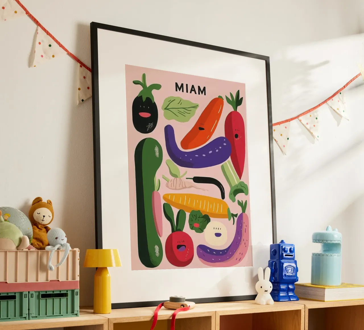 MIAM : Verdure maliziose carta hahnemühle da Pop and Fruits - Affiches & posters