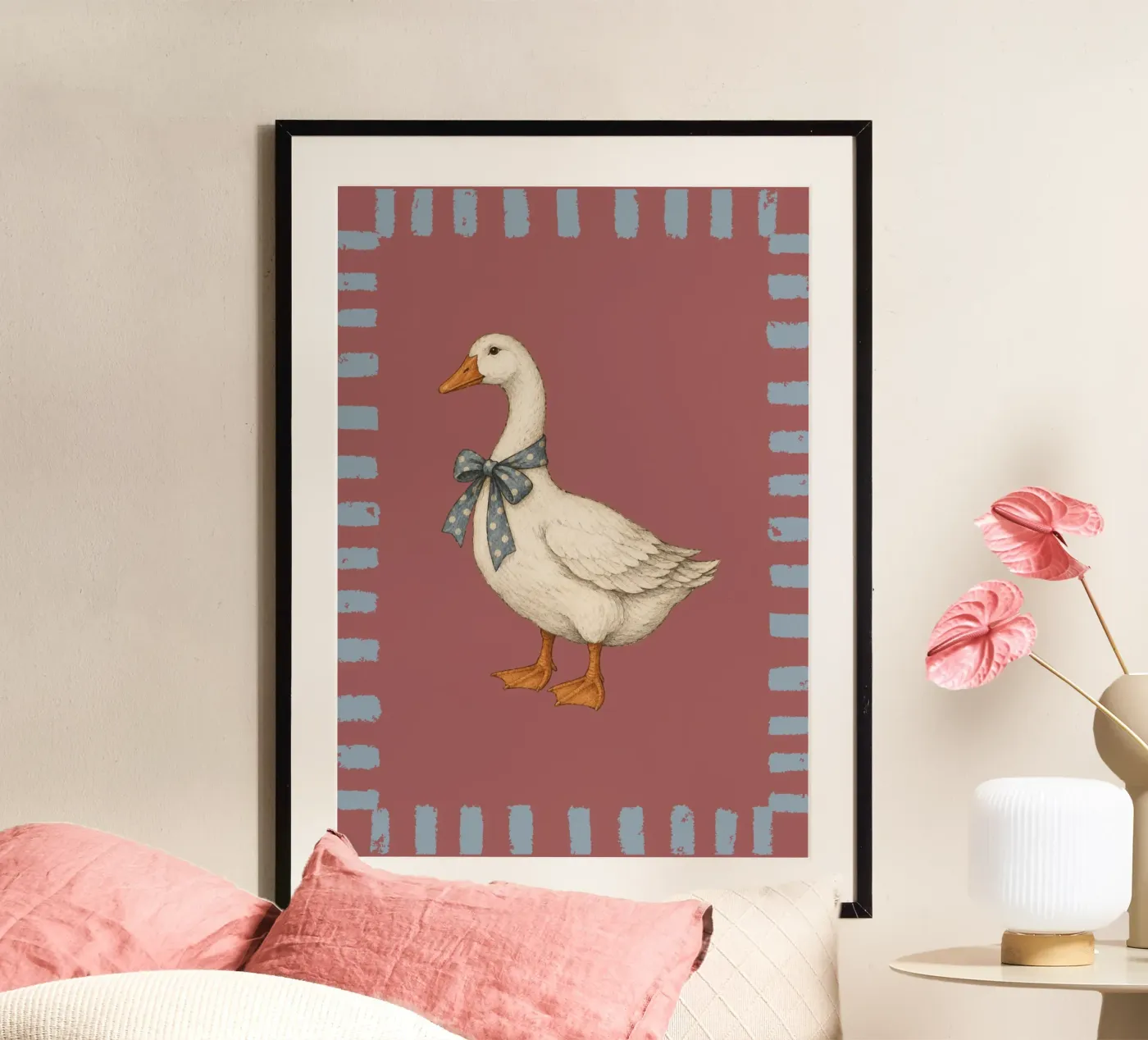 Gans Poster von Art by VSL