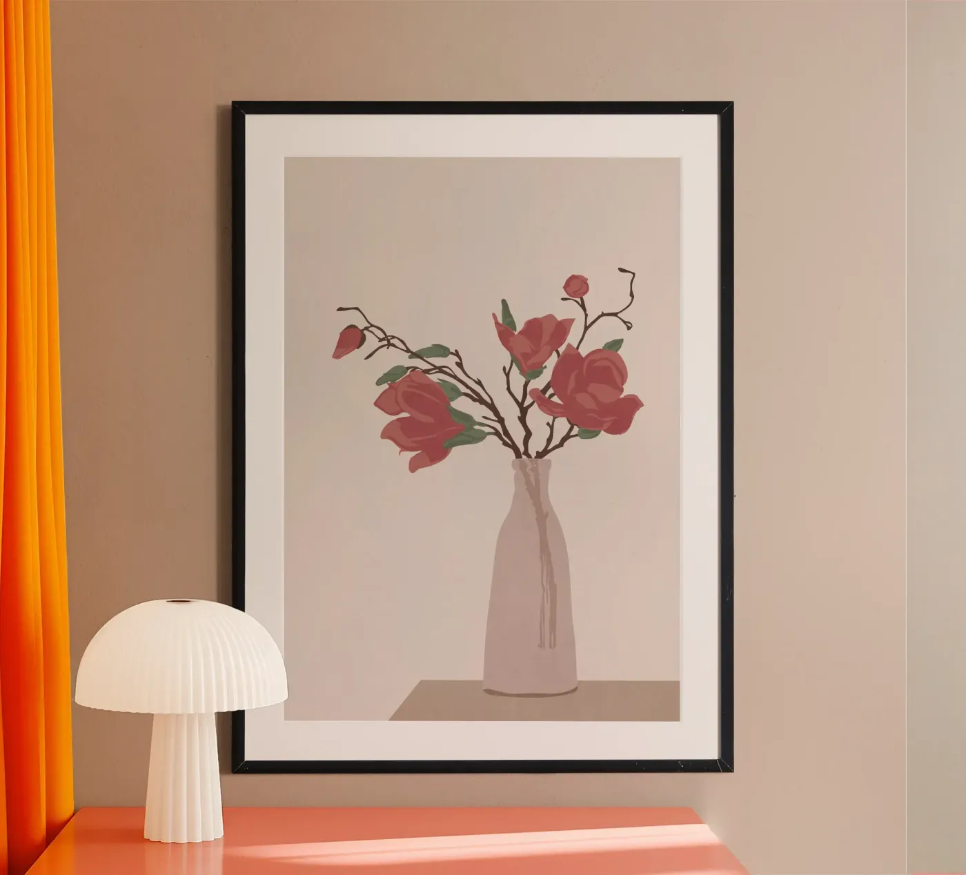 Vase Poster von Flow Line