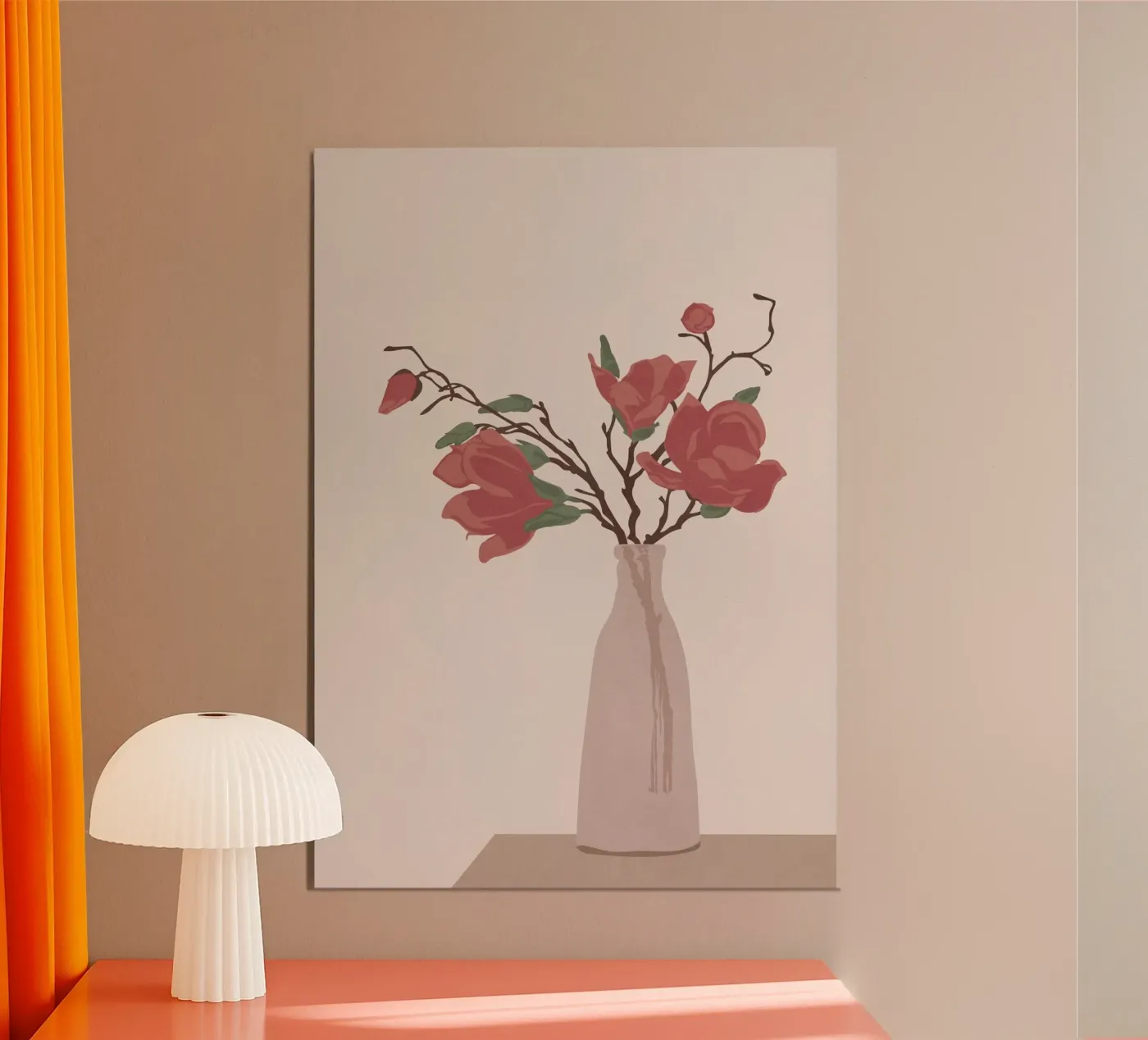 Vase Poster von Flow Line