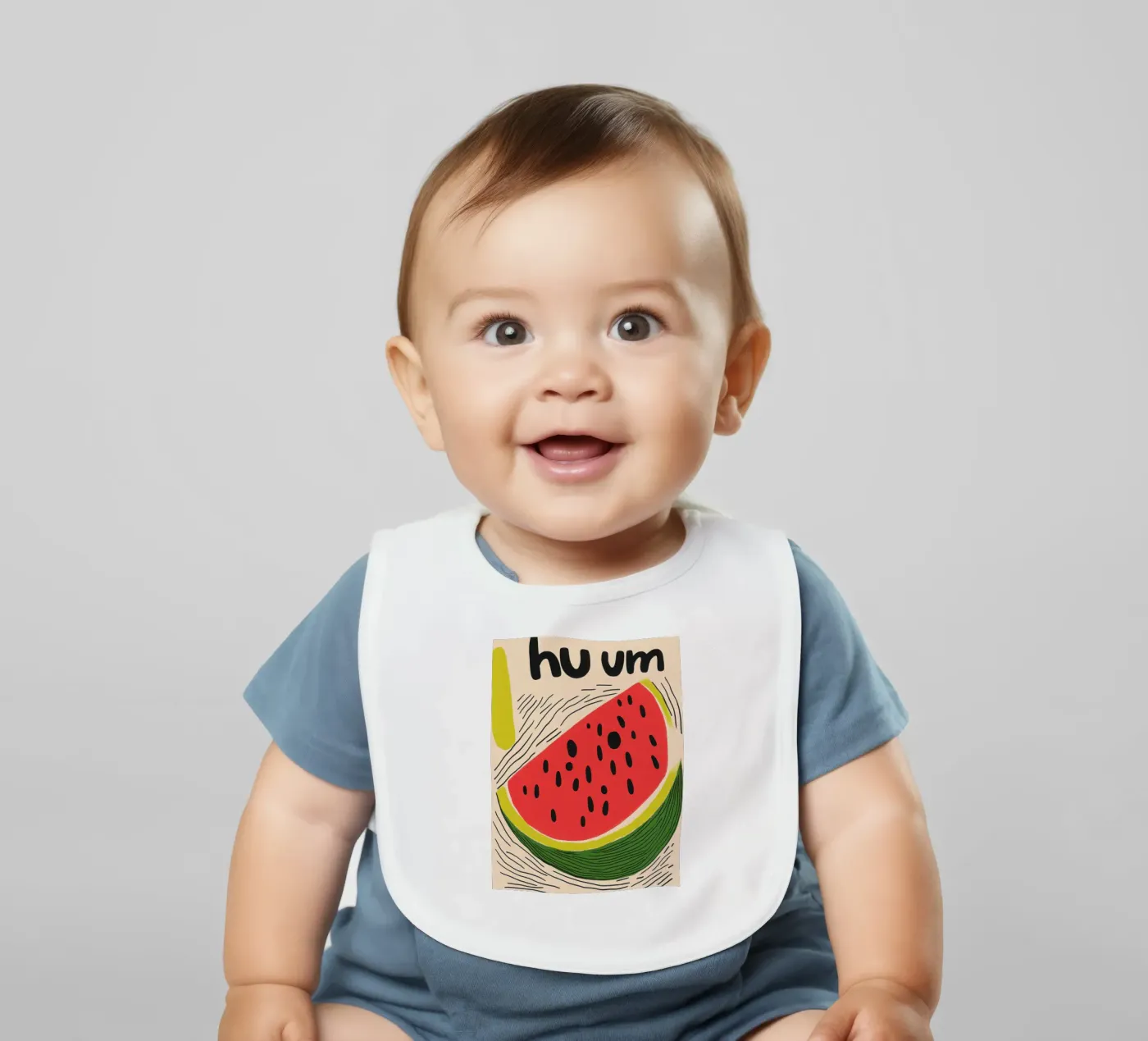 Hum : Summer watermelon bavoir de Pop and Fruits - Affiches & posters
