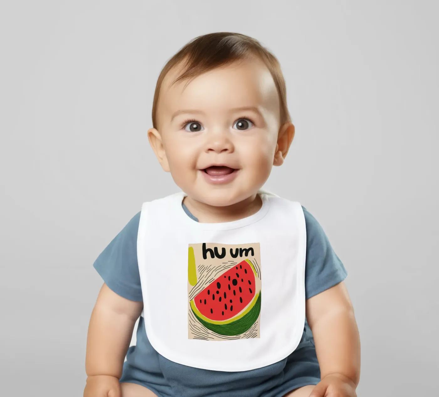Hum : Summer watermelon bavoir de Pop and Fruits - Affiches & posters