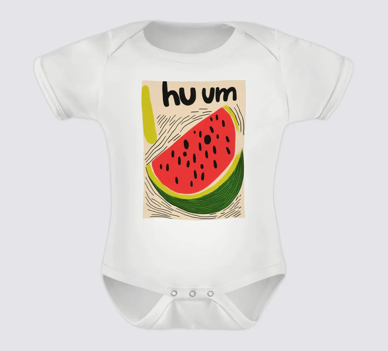 Hum : Pastèque d'Été body bébé de Pop and Fruits - Affiches & posters