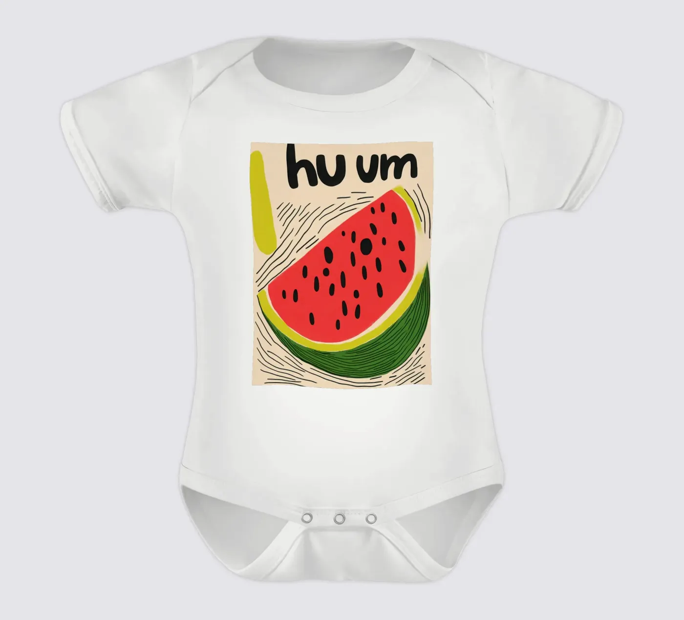 Hum : Pastèque d'Été body bébé de Pop and Fruits - Affiches & posters