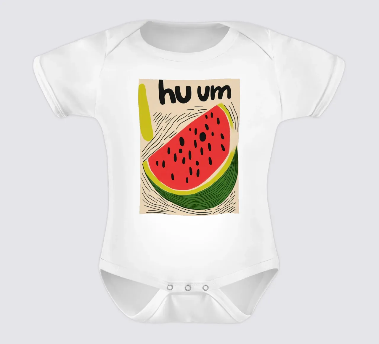 Hum : Pastèque d'Été body bébé de Pop and Fruits - Affiches & posters
