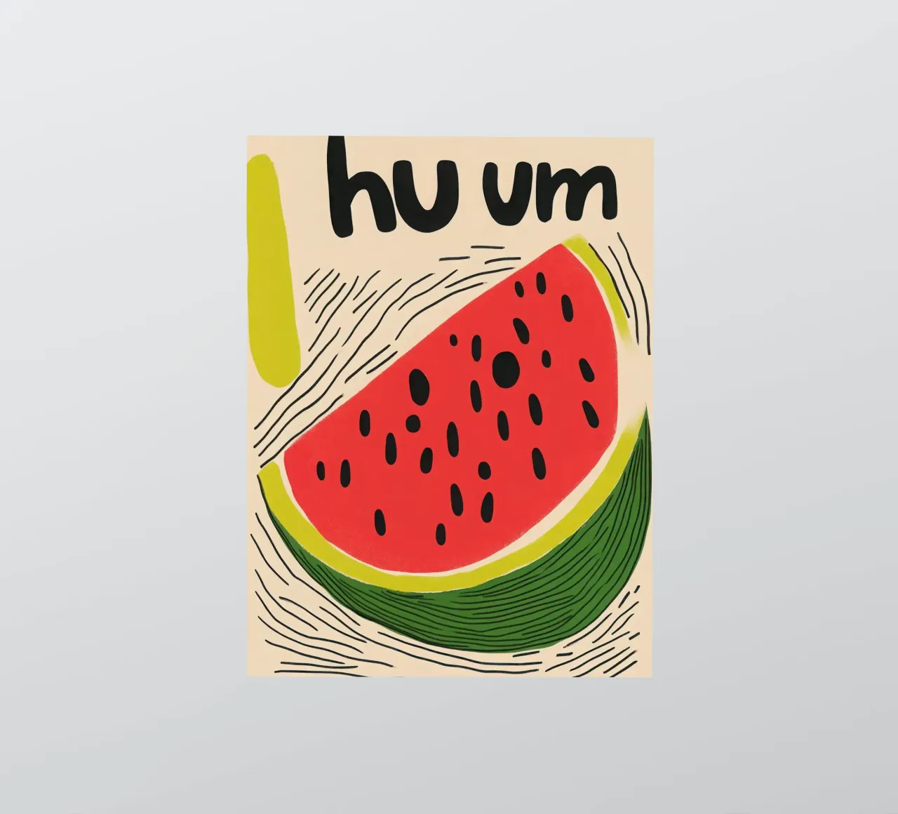 Hum : Summer watermelon sticker by Pop and Fruits - Affiches & posters