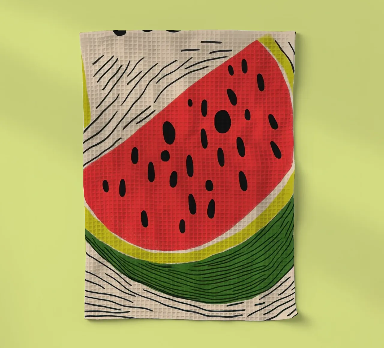 Hum : Pastèque d'Été torchon de Pop and Fruits - Affiches & posters