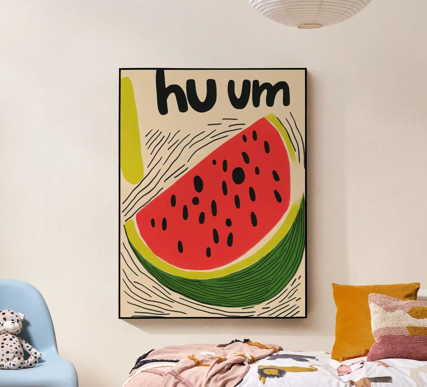 Hum : Summer watermelon plexiglass da Pop and Fruits - Affiches & posters