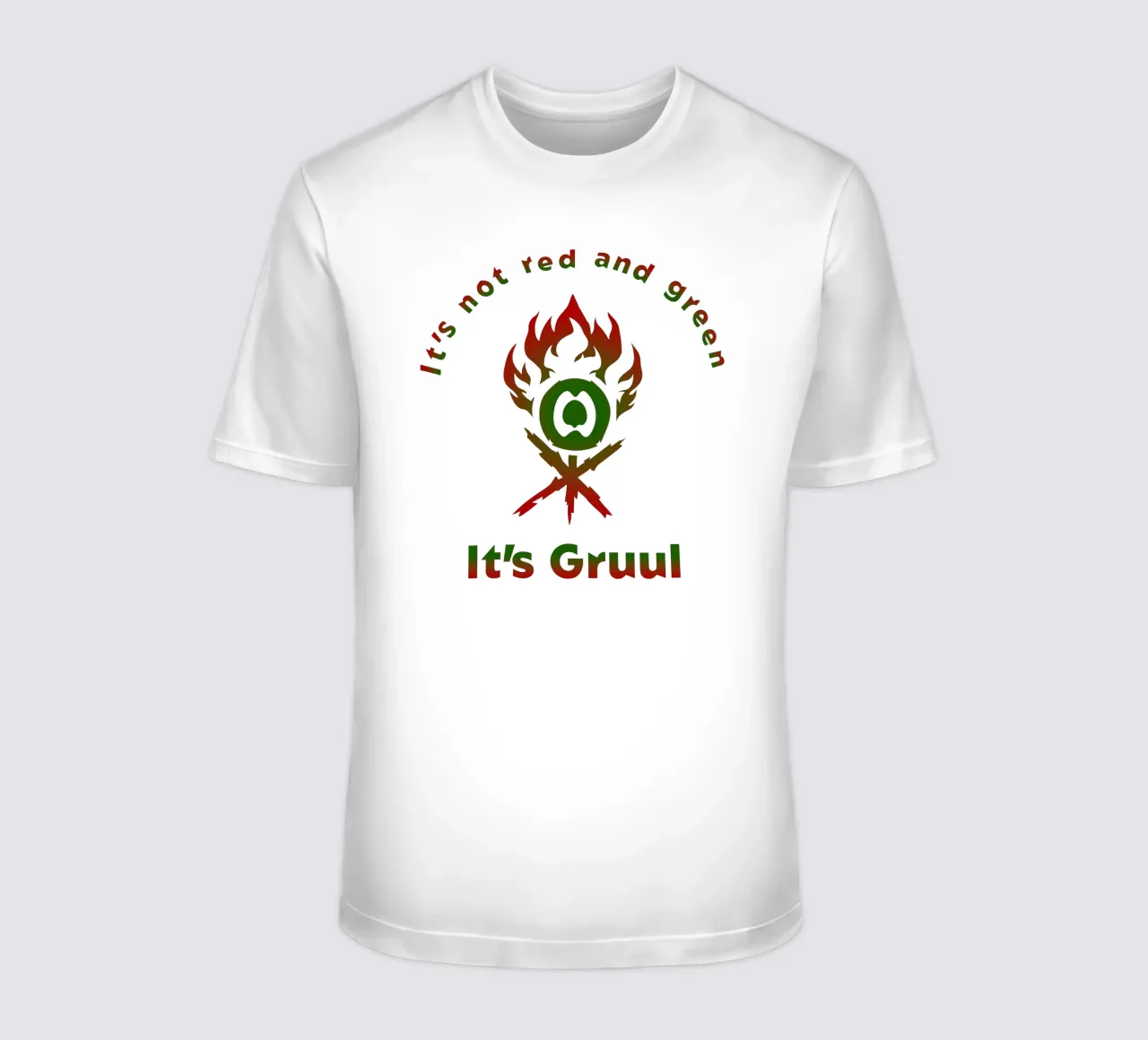 Non è rosso e verde È Gruul t-shirt da Loobs