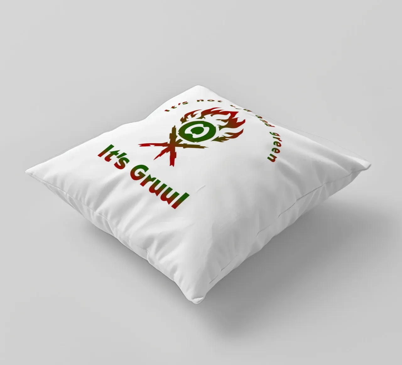 Non è rosso e verde È Gruul cuscino da Loobs