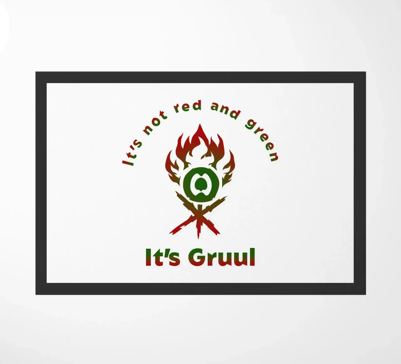 Non è rosso e verde È Gruul zerbino da Loobs