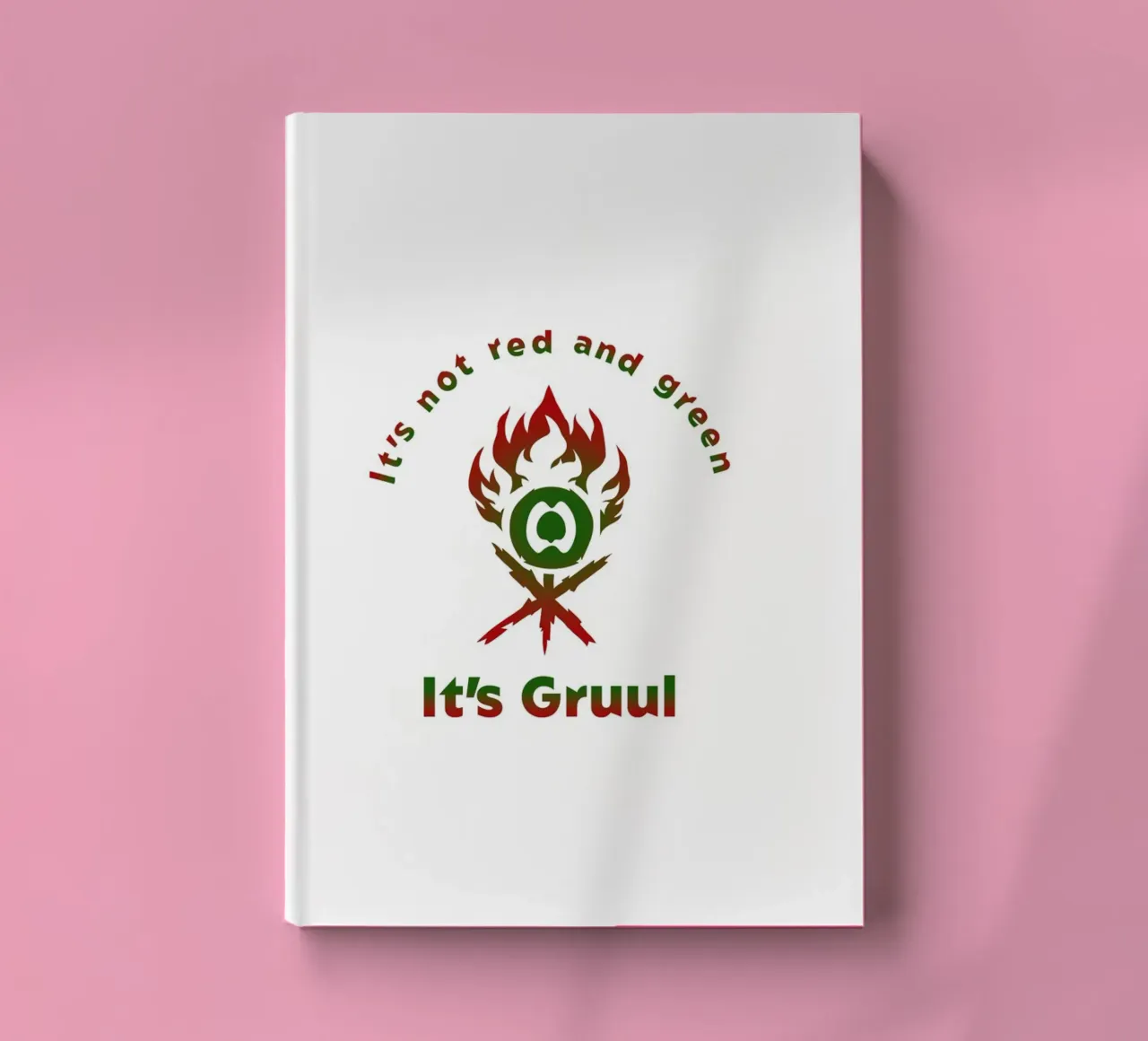 It's not red and green It's Gruul notebook by Loobs