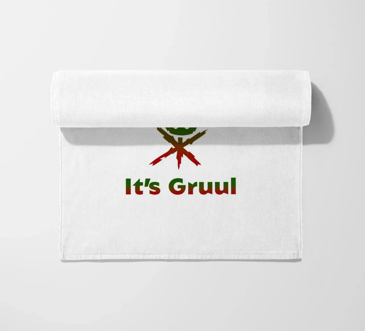 Non è rosso e verde È Gruul telo mare da Loobs
