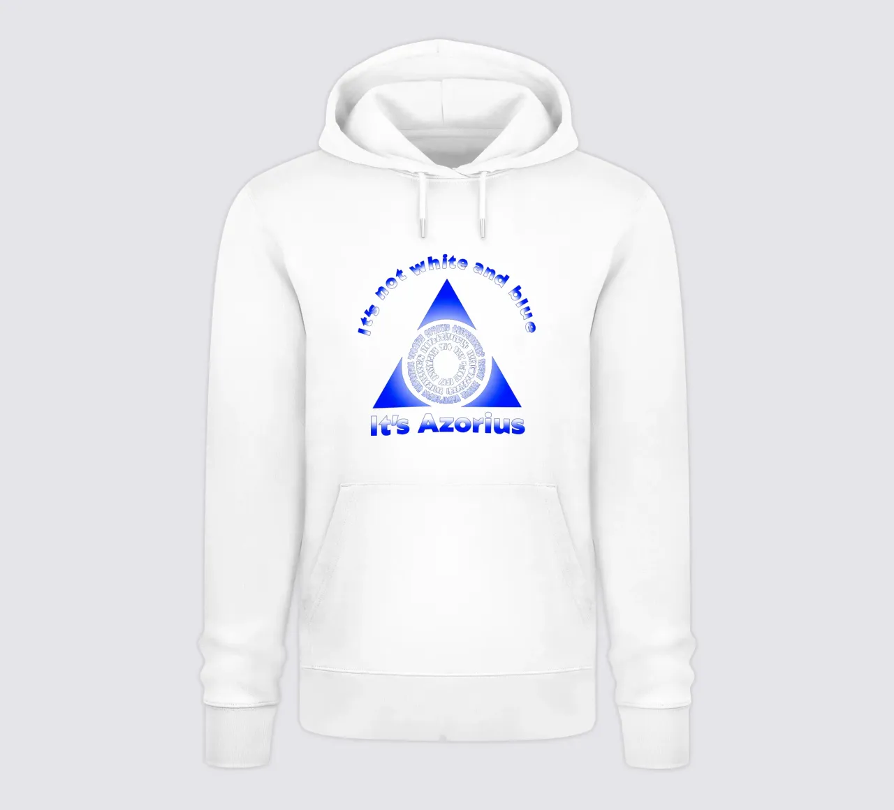 Non è bianco e blu Itz Azorius felpa con cappuccio da Loobs