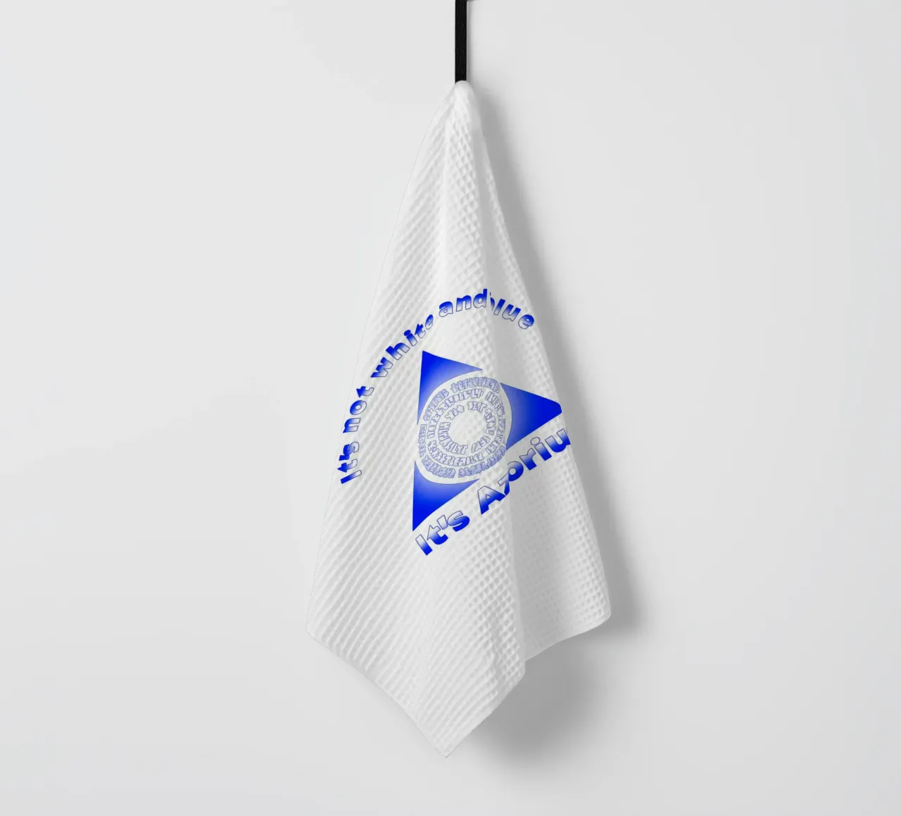 Non è bianco e blu Itz Azorius canovaccio da cucina da Loobs