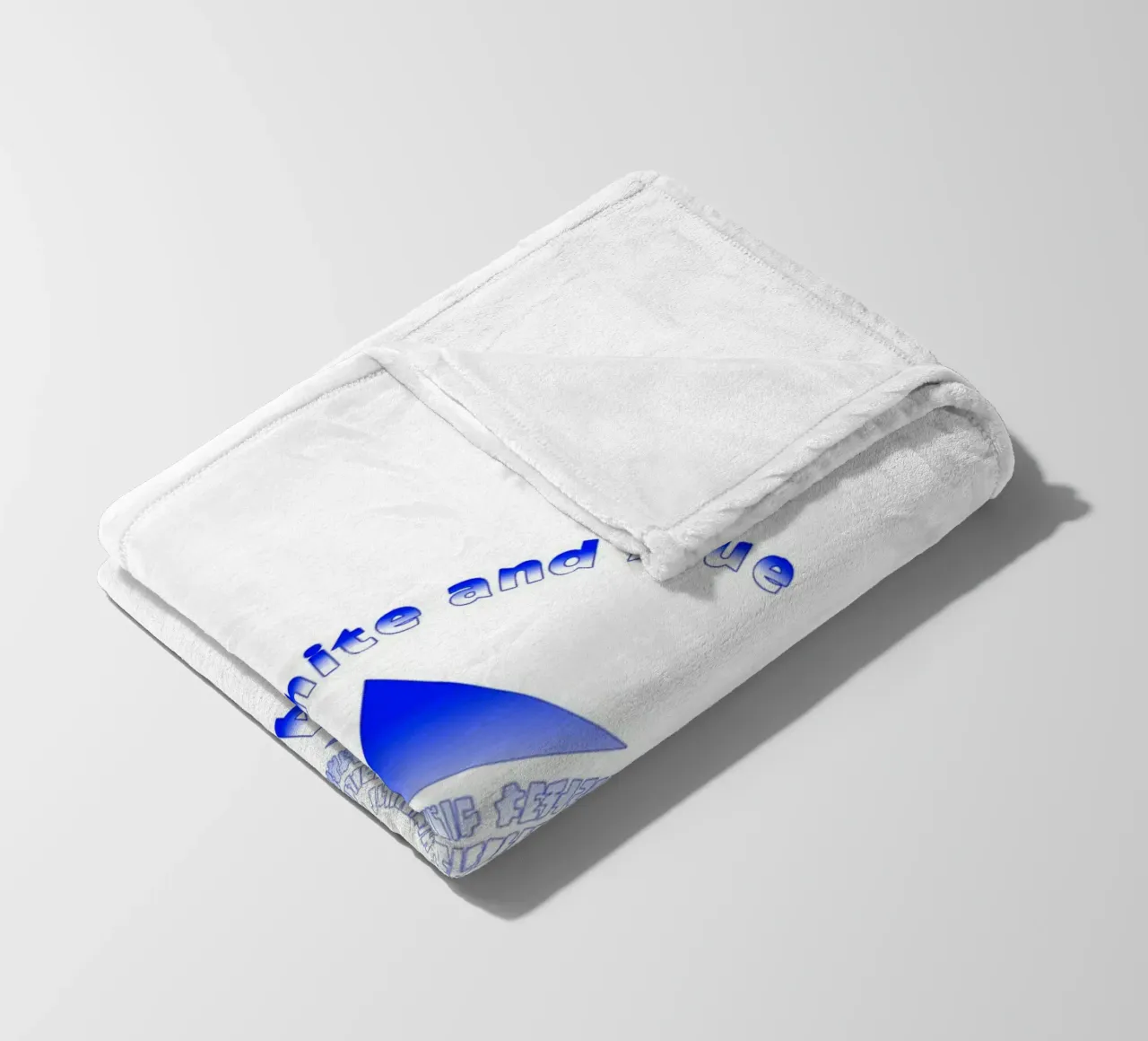 Non è bianco e blu Itz Azorius coperta in pile da Loobs