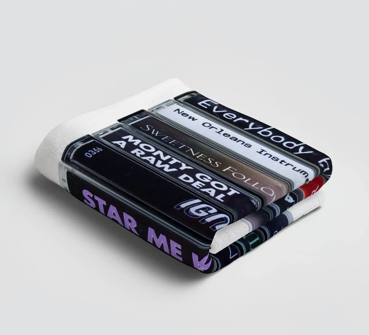 REM - Automatic for the People - Cassette Print towel by MrMustardPrints