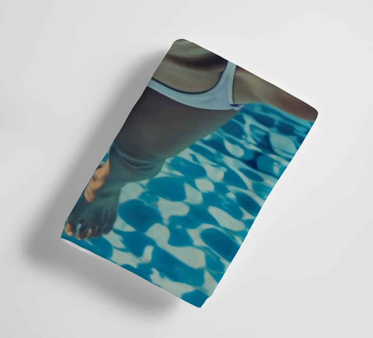 Swimmer in the pool towel by Autofocus