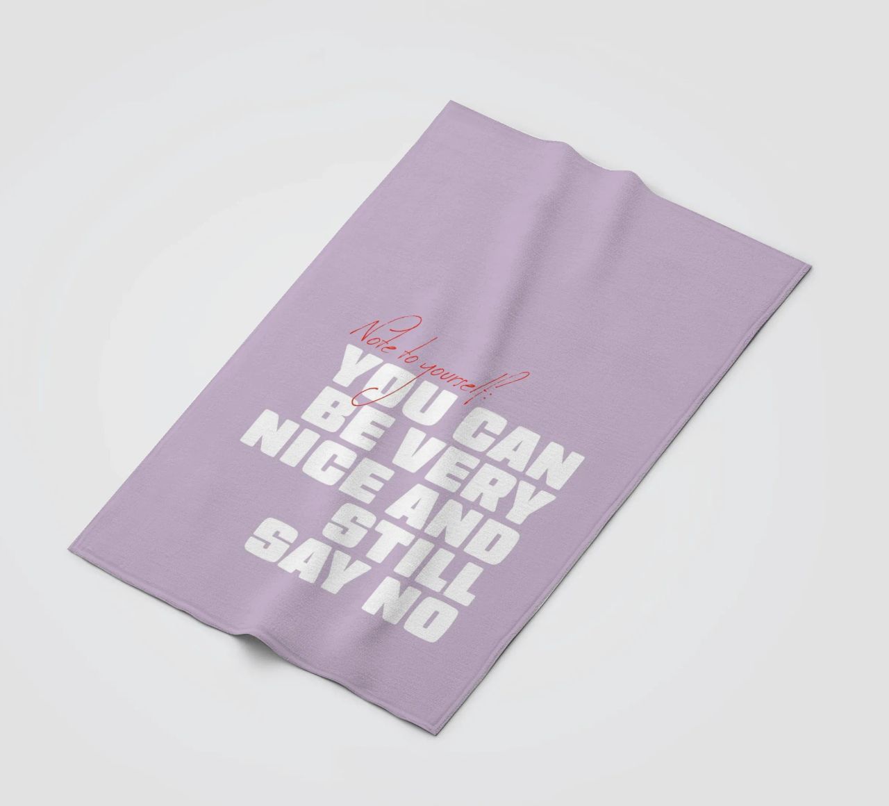 You can be very nice and still say no coperta in pile da Malou-Studio