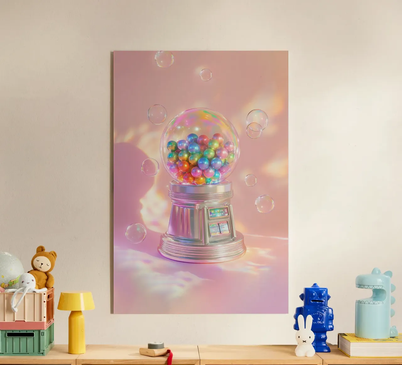 Gomma da masticare colorata plexiglass da Malou-Studio