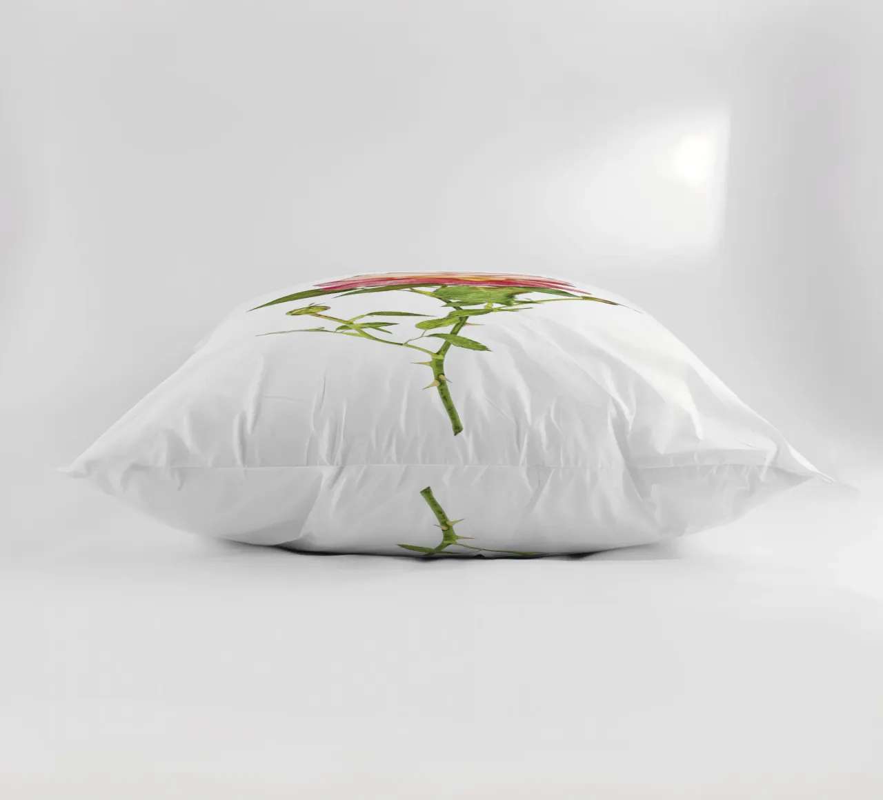 Fusione elegante: rosa arancio-rosa cuscino da Curious Collections by Marielle Leenders