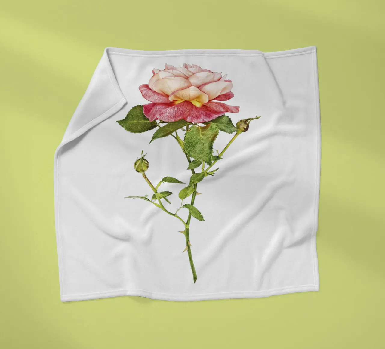 Fusione elegante: rosa arancio-rosa coperta in pile da Curious Collections by Marielle Leenders