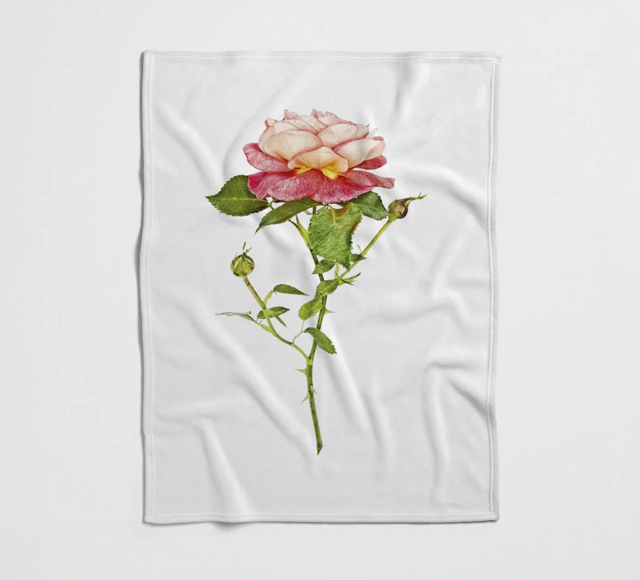 Fusione elegante: rosa arancio-rosa coperta in pile da Curious Collections by Marielle Leenders