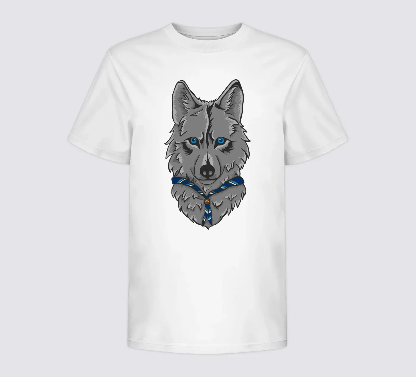 Lupo scout t-shirt bambini da Loobs