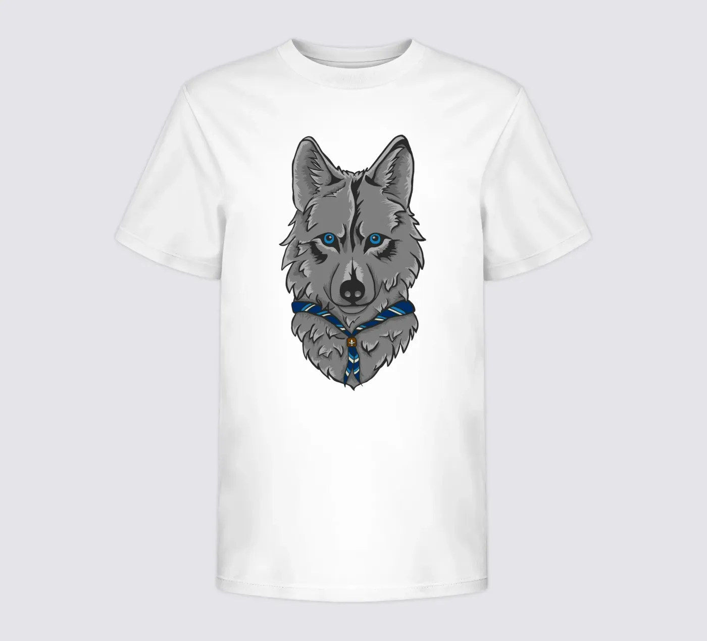 Lupo scout t-shirt bambini da Loobs