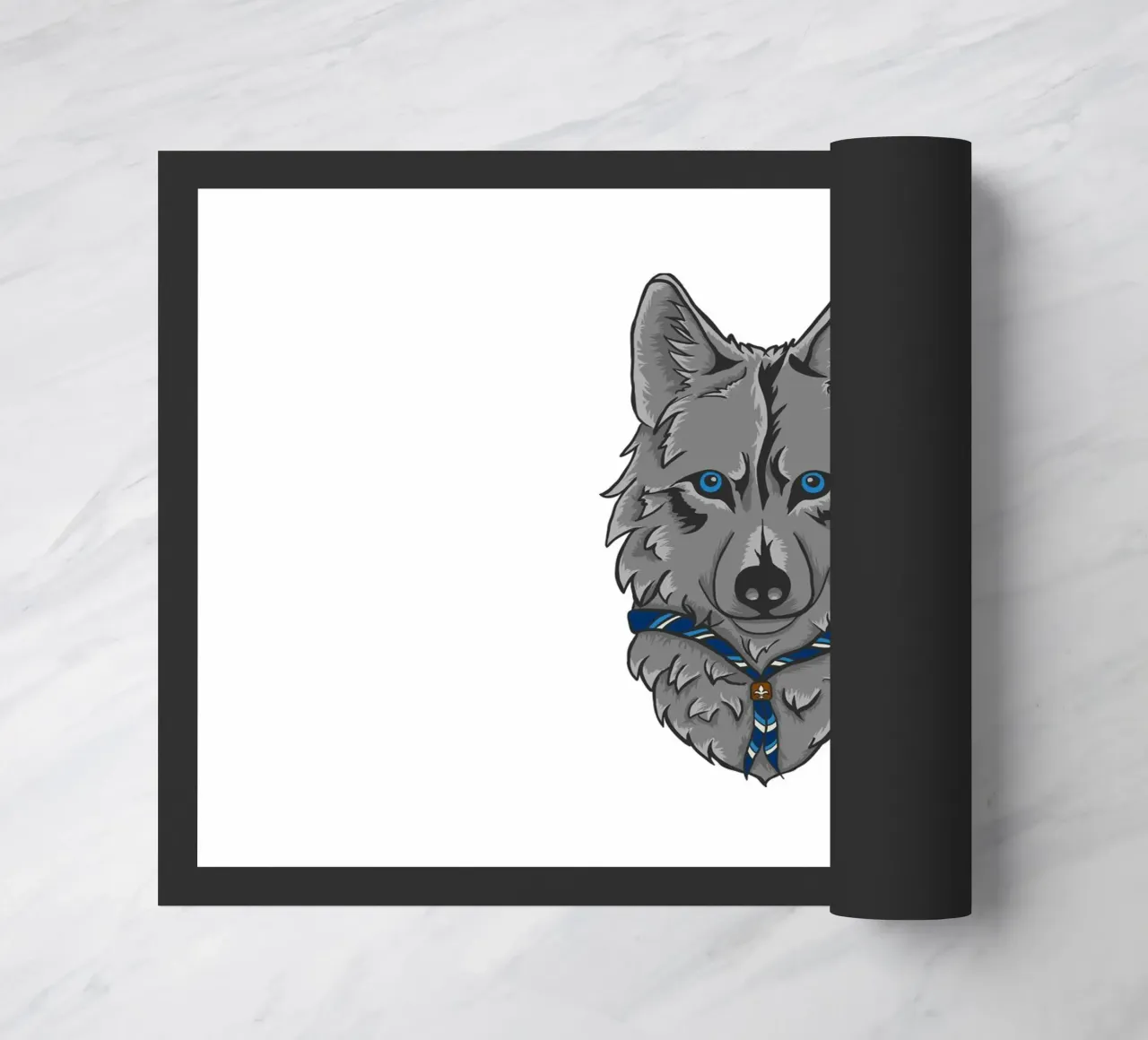 Scout Wolf deurmat van Loobs