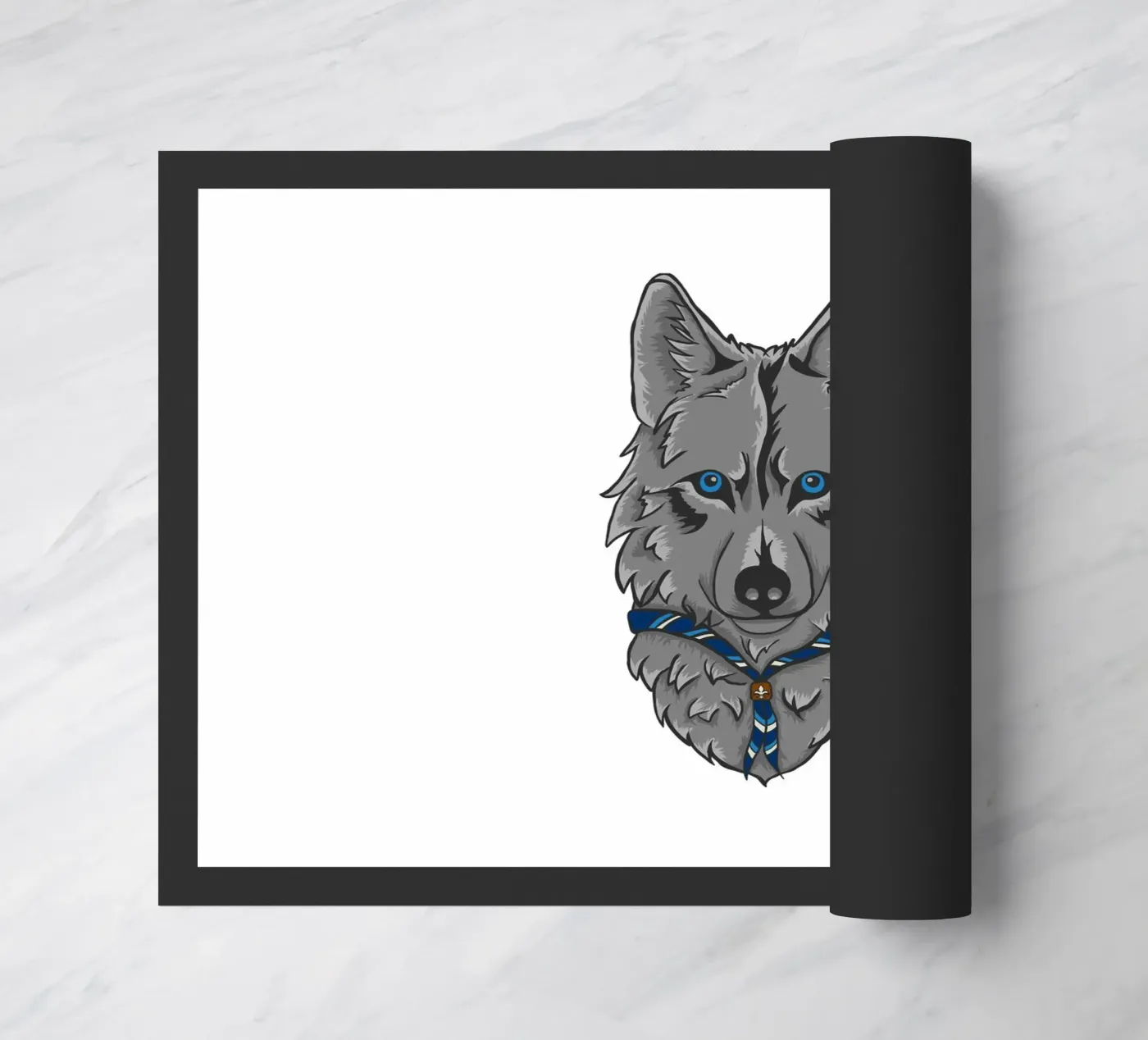 Scout Wolf deurmat van Loobs