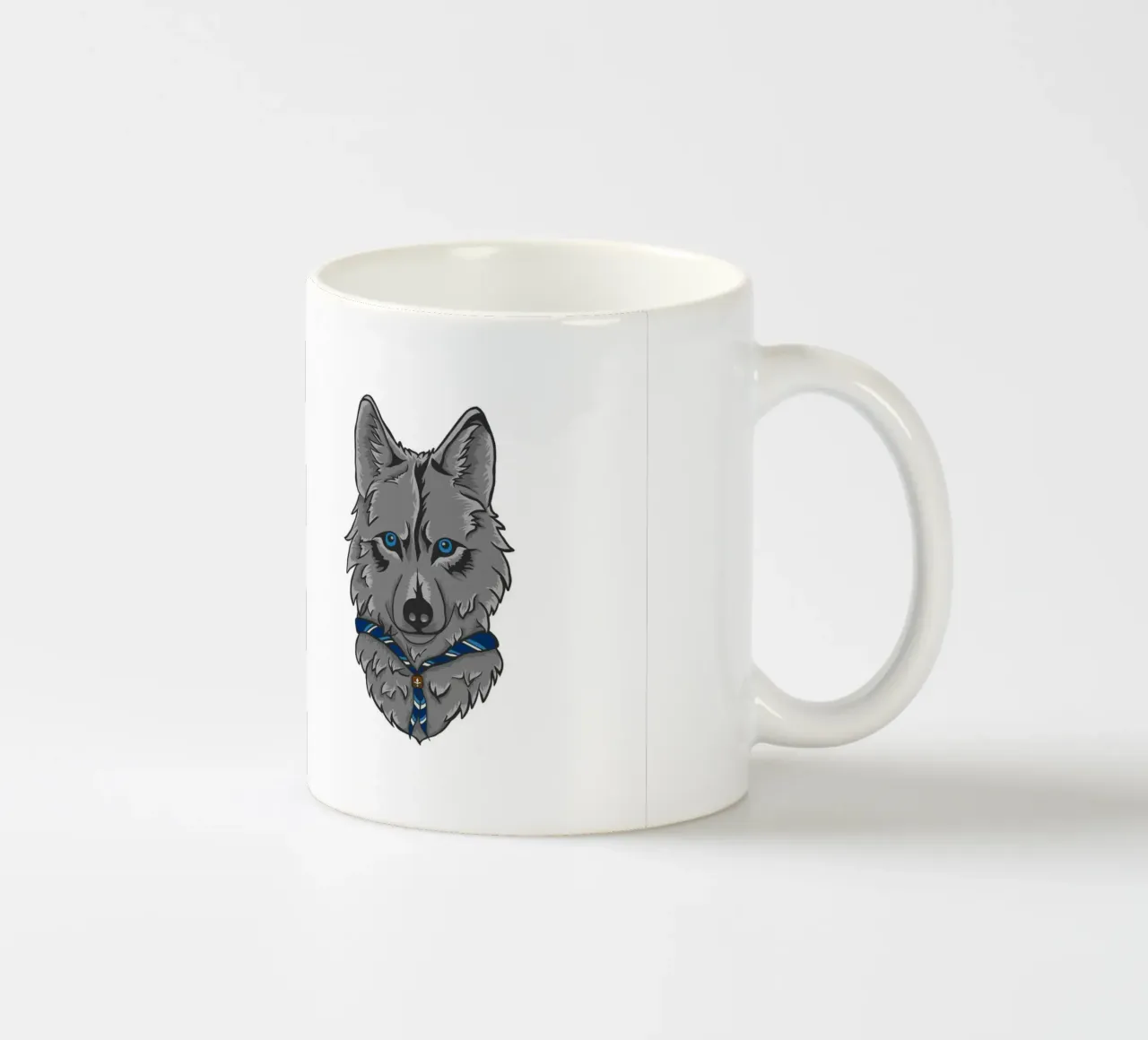 Lupo scout tazza in ceramica da Loobs
