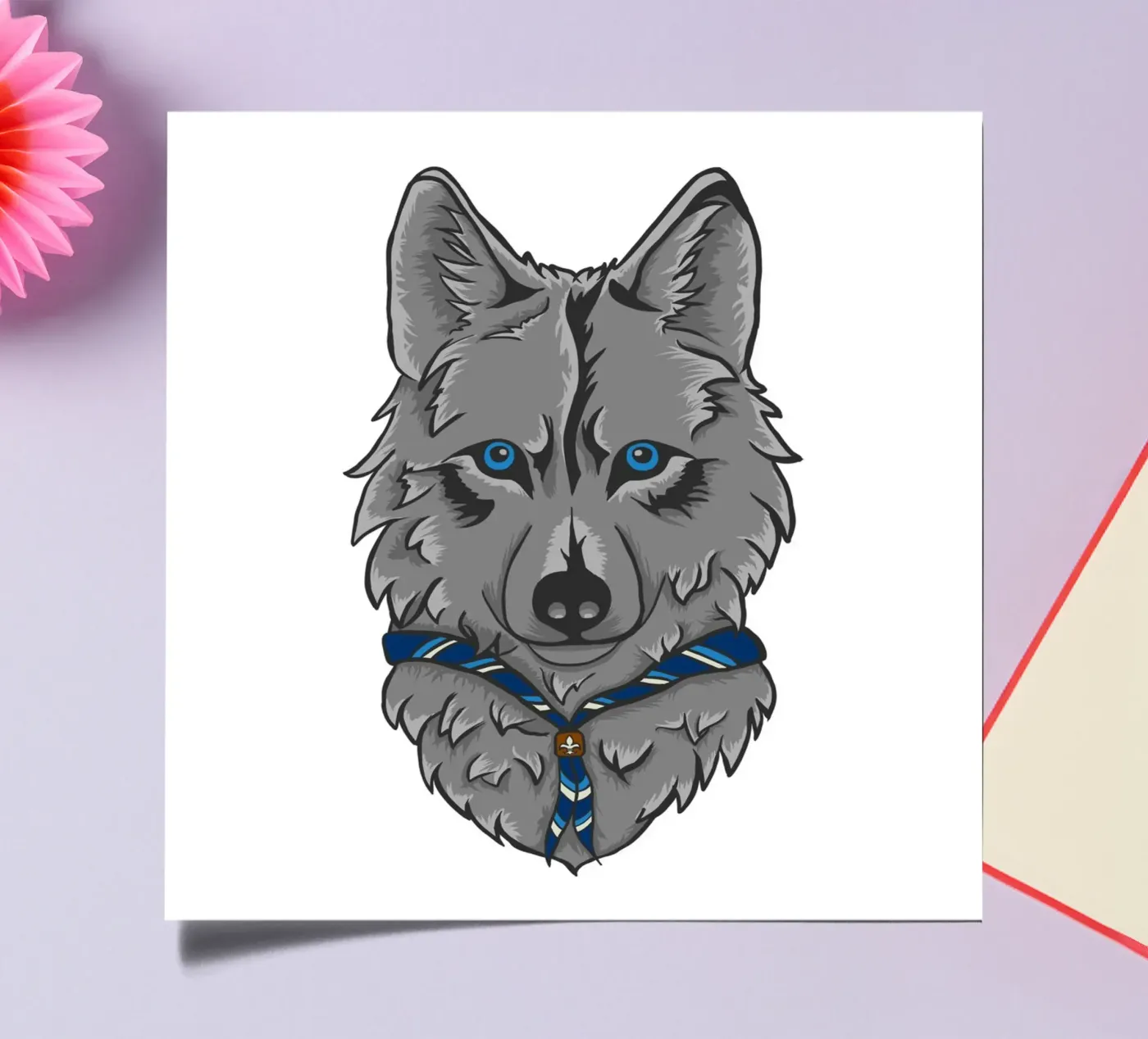 Scout Wolf sticker sheet by Loobs