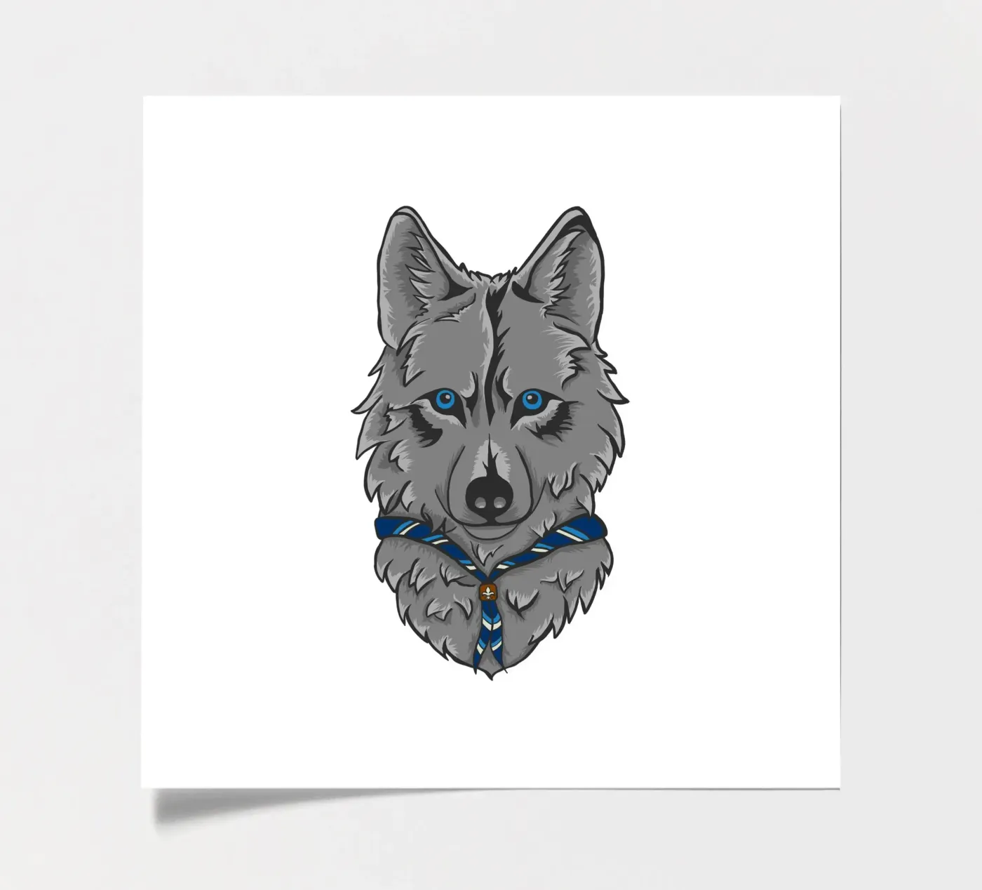 Scout Wolf sticker sheet by Loobs