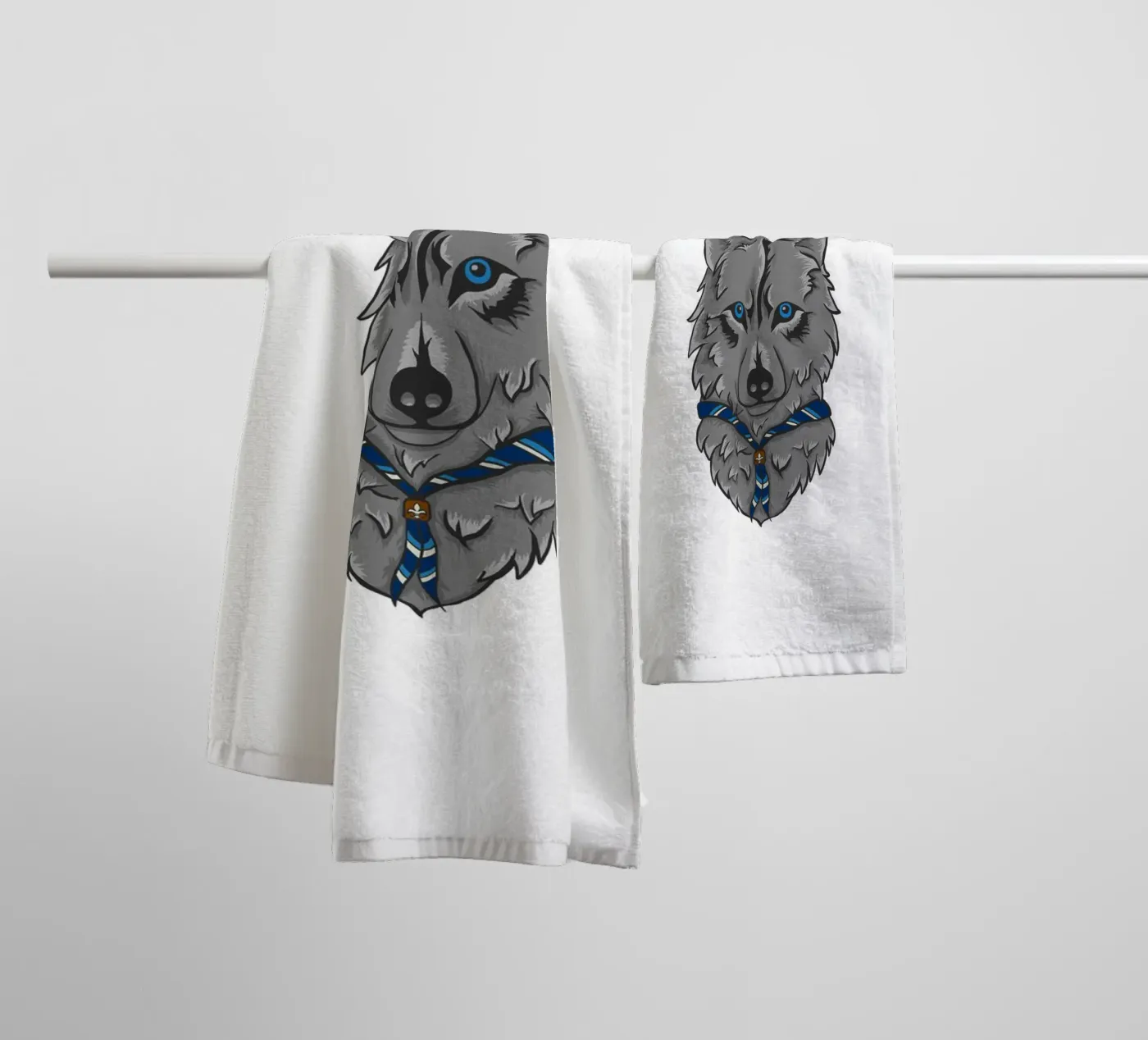 Scout Wolf badhanddoek van Loobs