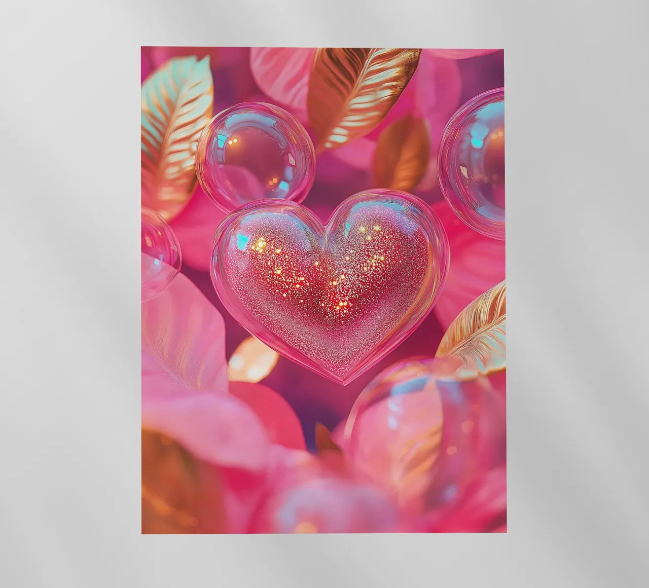 Amore fragile - rosa pellicola backlit da Malou-Studio