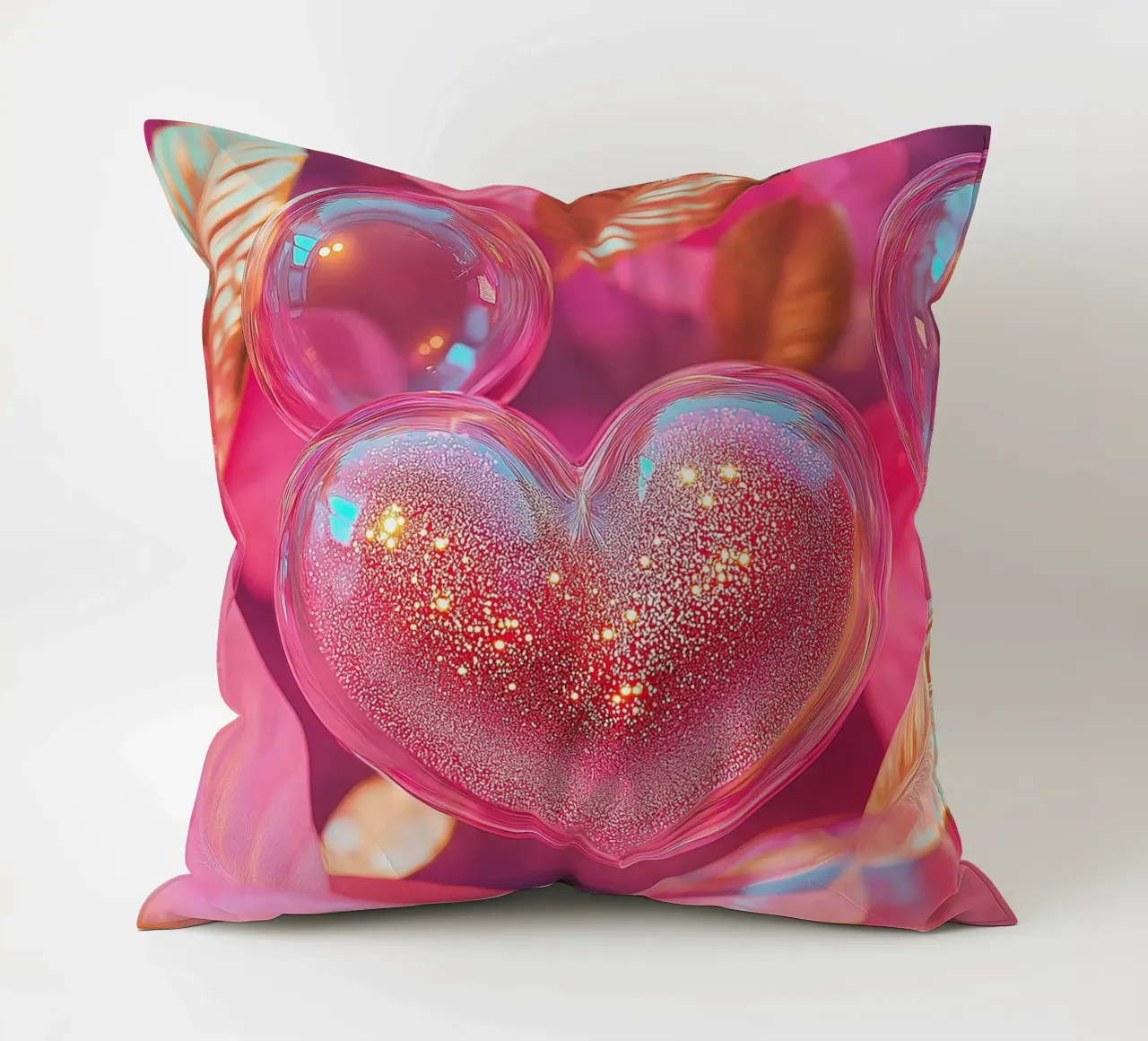 Amore fragile - rosa cuscino da Malou-Studio