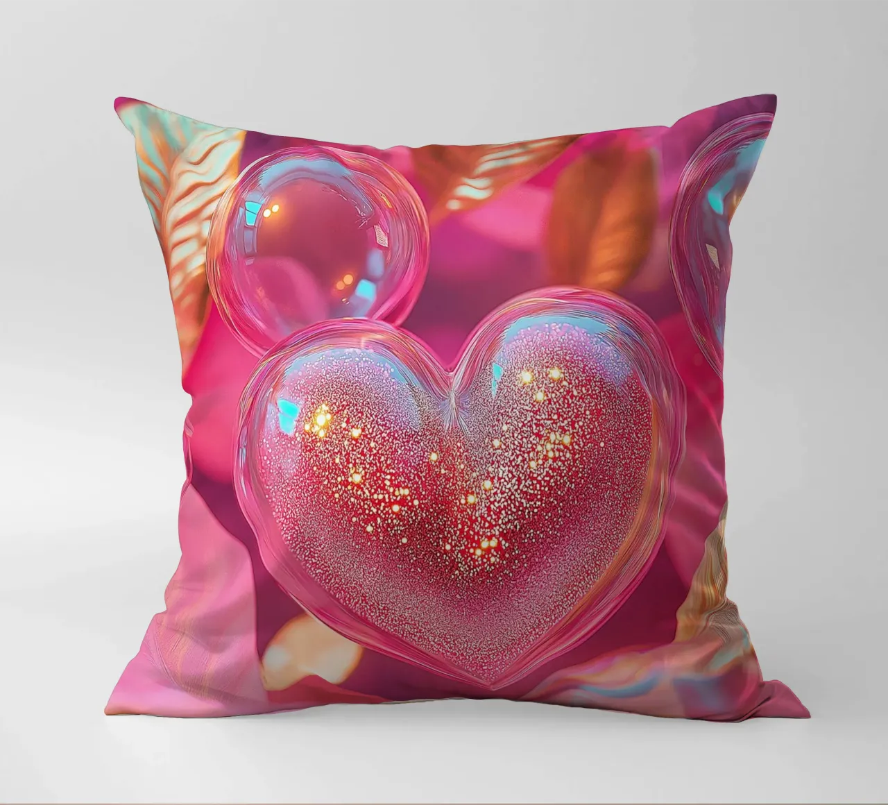 Amore fragile - rosa cuscino da Malou-Studio