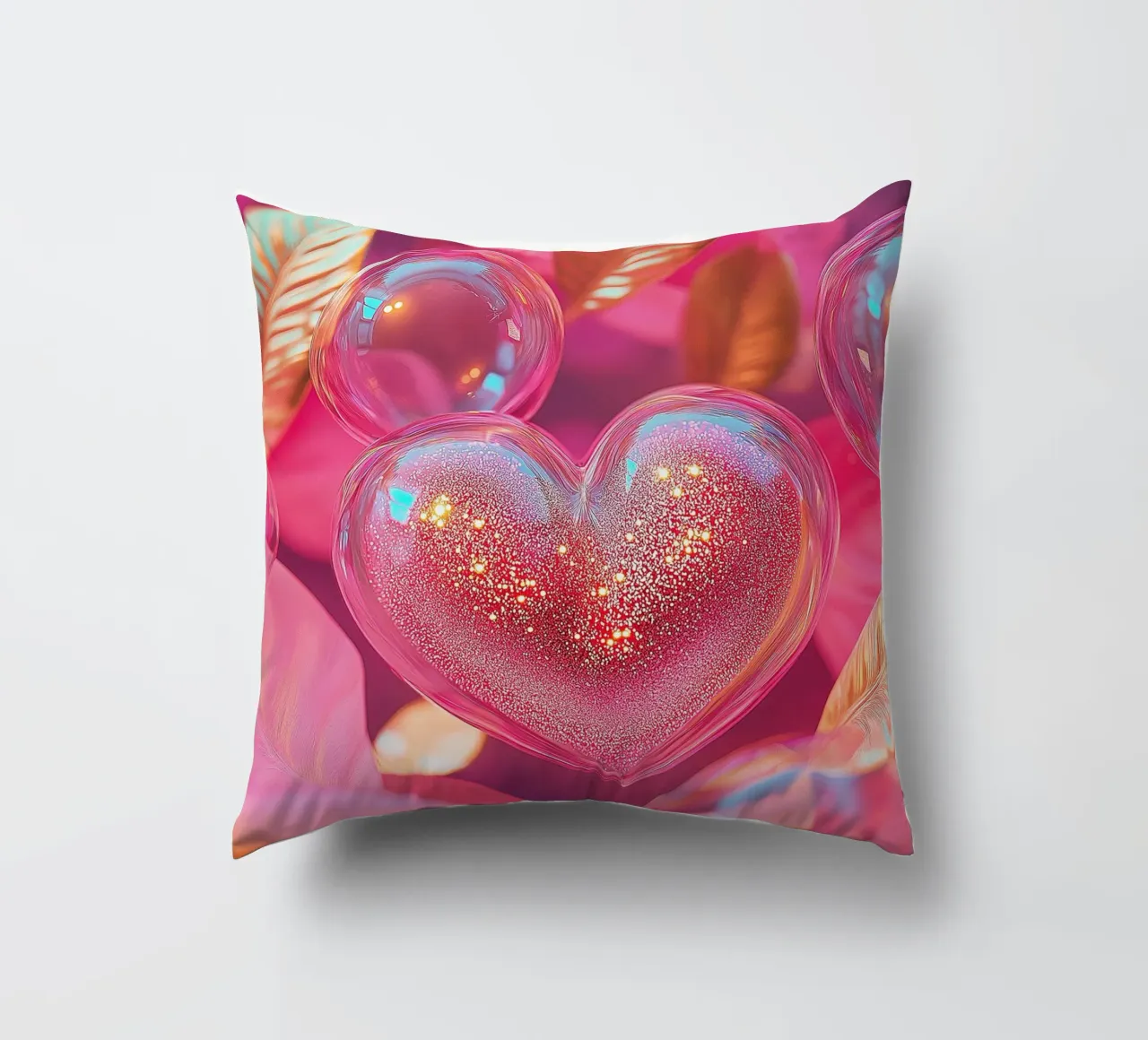 Amore fragile - rosa cuscino da Malou-Studio