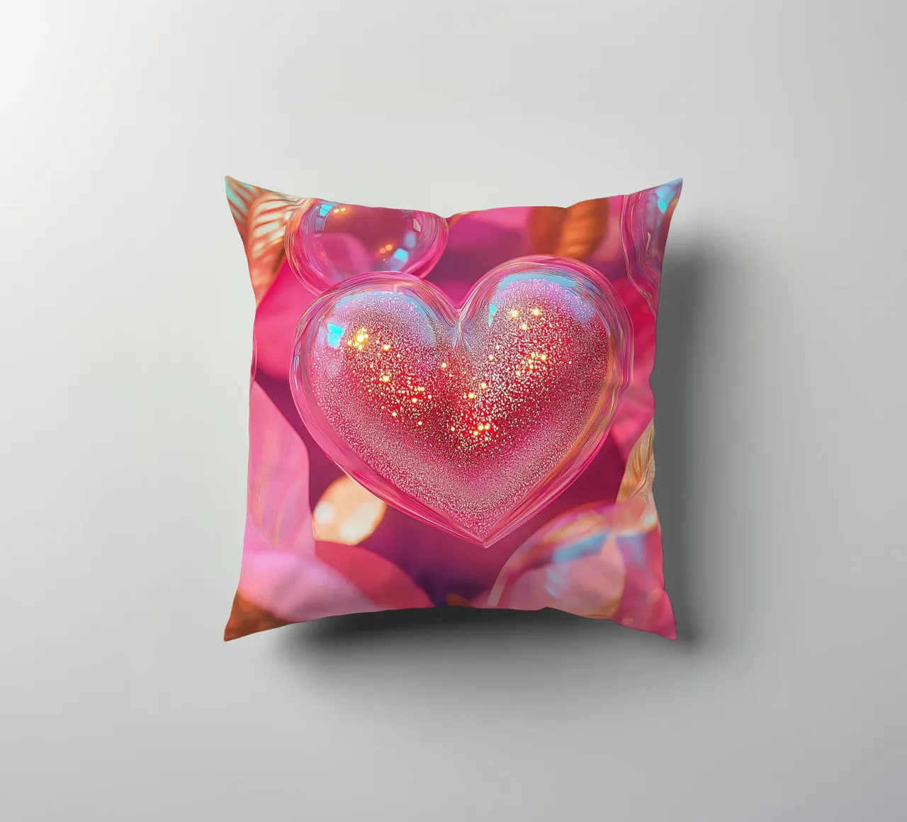 Amore fragile - rosa cuscino da Malou-Studio