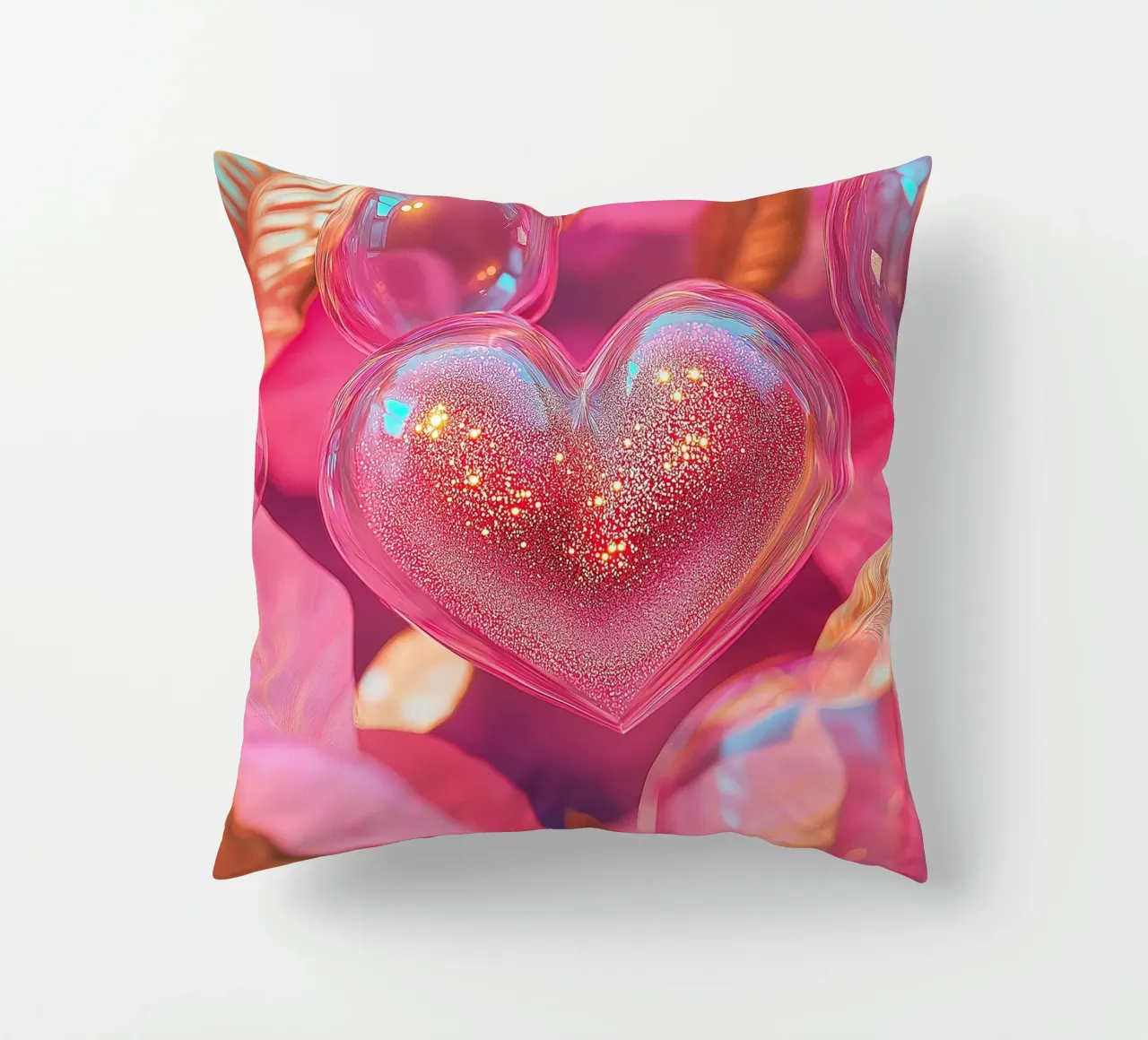 Amore fragile - rosa cuscino da Malou-Studio