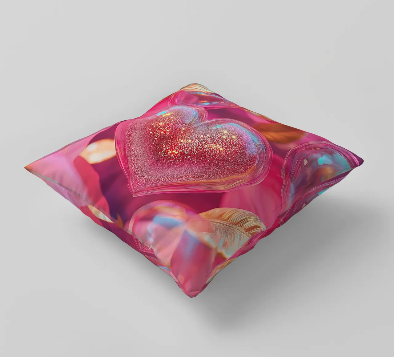 Amore fragile - rosa cuscino da Malou-Studio