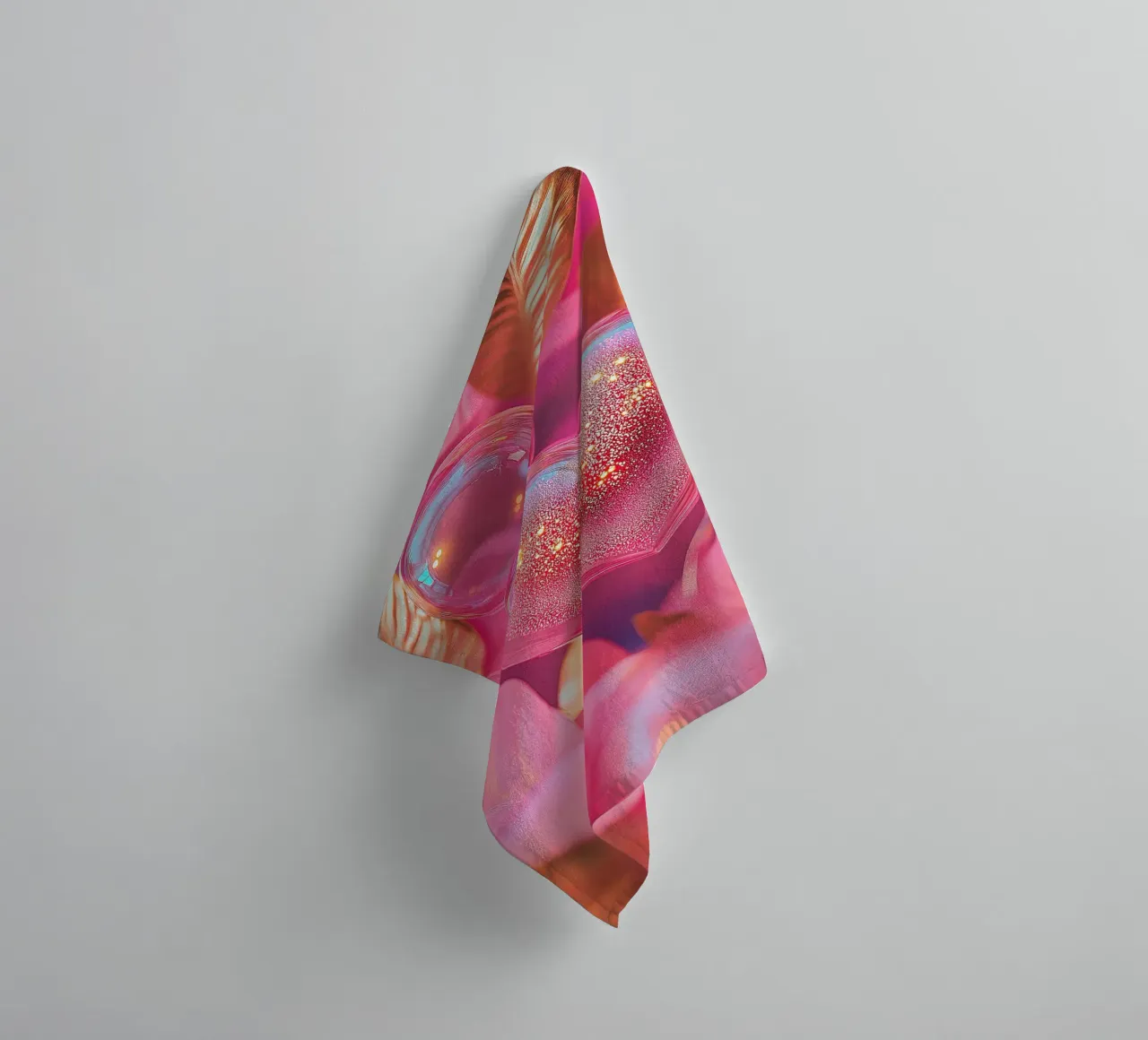 Amore fragile - rosa asciugamano da bagno da Malou-Studio