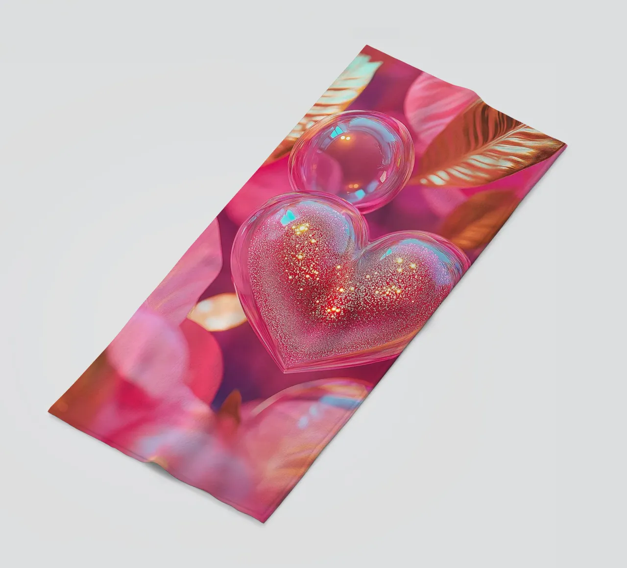Amore fragile - rosa telo mare da Malou-Studio