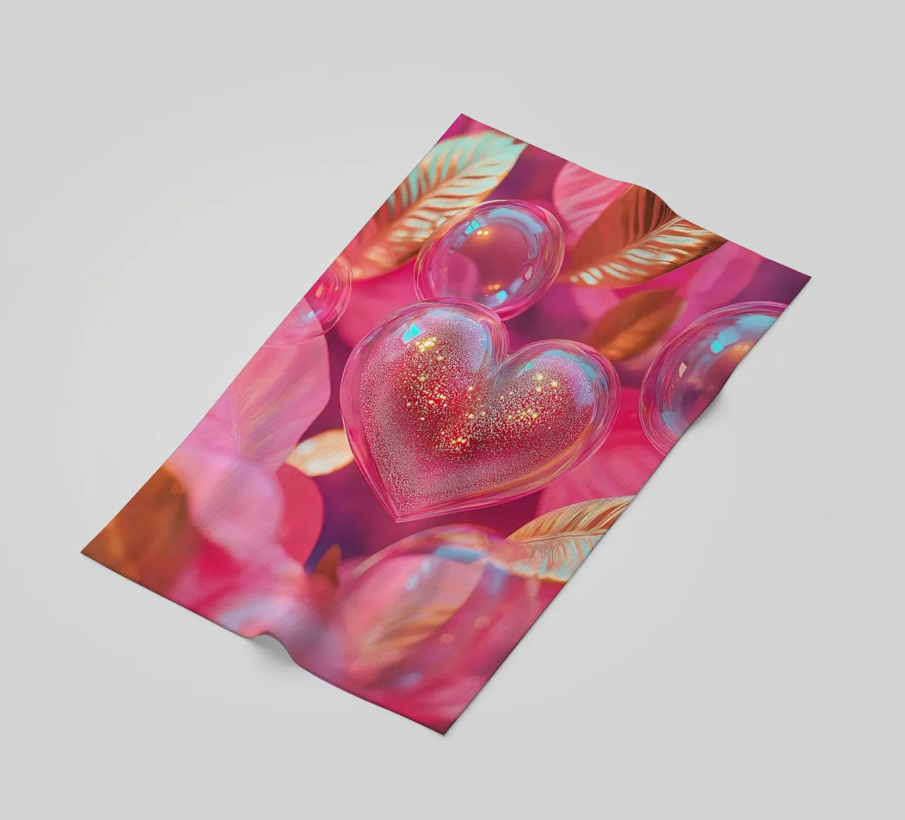 Amore fragile - rosa telo mare da Malou-Studio