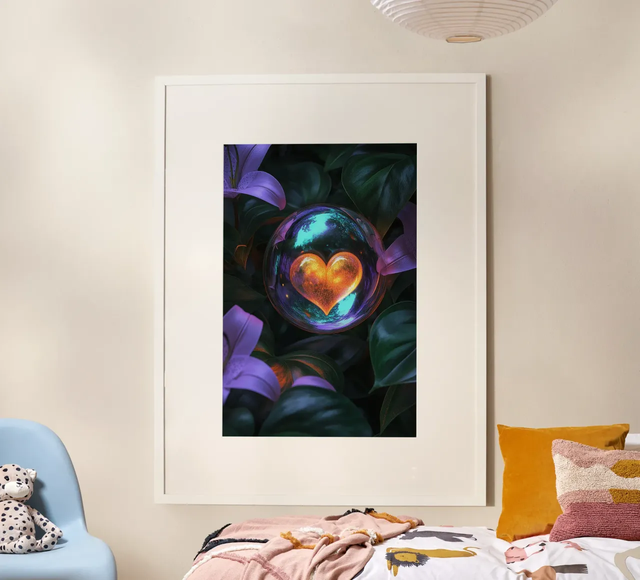 Amour fragile - Violet hahnemühle de Malou-Studio