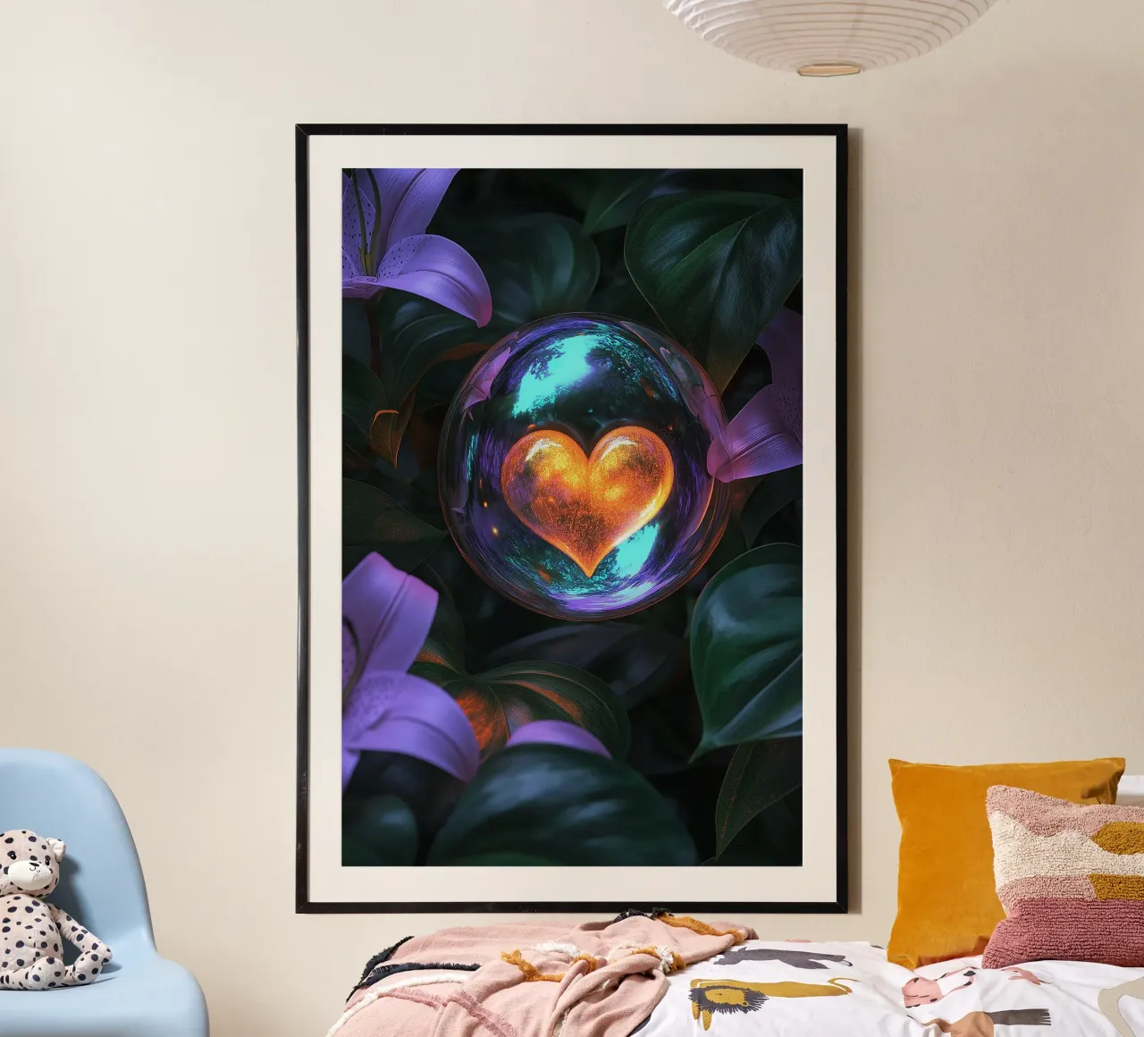 Amour fragile - Violet hahnemühle de Malou-Studio