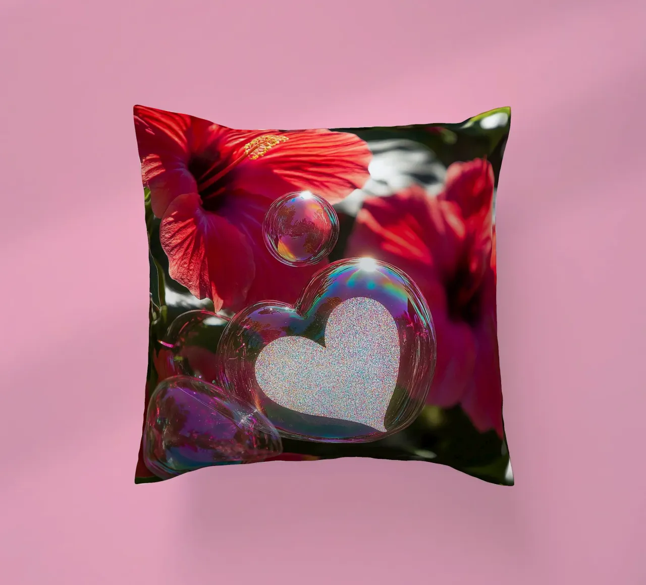 Amore fragile - Rosso cuscino da Malou-Studio